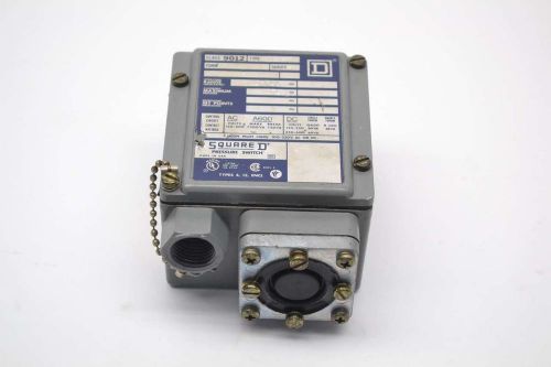 Square d 9012 gaw-5 pressure 3-150psi 125-250v-dc b 120-600v-ac switch b432408 for sale