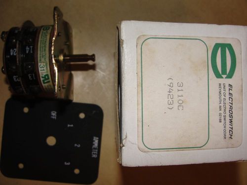3110C ELECTROSWITCH Series 31 SWITCH Ammeter– Transfer Switches