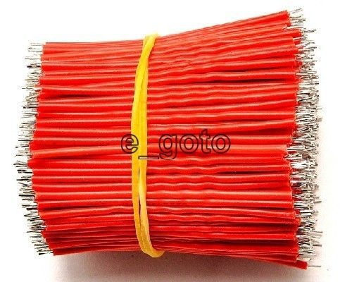 100pcs Red Tinning PE Wire PE Cable 50MM 5cm Jumper Wire Copper good