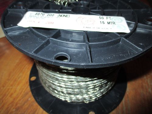 BELDEN 8670 WIRE 50FT OF SHEILDING AND BUNDING CABLE 480X#30 TIN CU BRAIDED 3/4&#034;