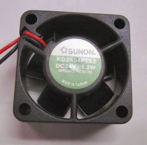 Cooling fan sunon kd2404pts2 40mm 24vdc fits in 1u rack unit for sale