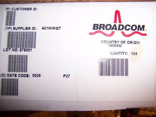 lot of  124 pcs. Broadcom AC101TF (AC101QT) electronic chips (sealed package)