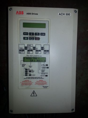 ABB DRIVE ACH501-010-4-00P2 10 HP