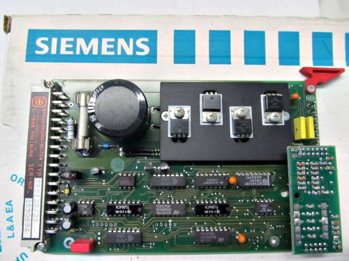 SIEMENS  Servo amplifier board Bregenhorn-Butow TDS  120/2S PN: 314164-01