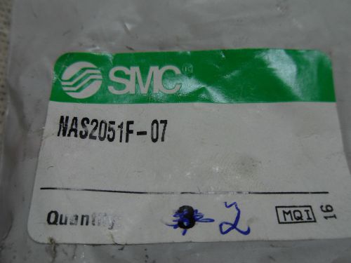 (q2-4) 1 lot of 2 new smc nas2051f-07 speed controls w/ fittings for sale