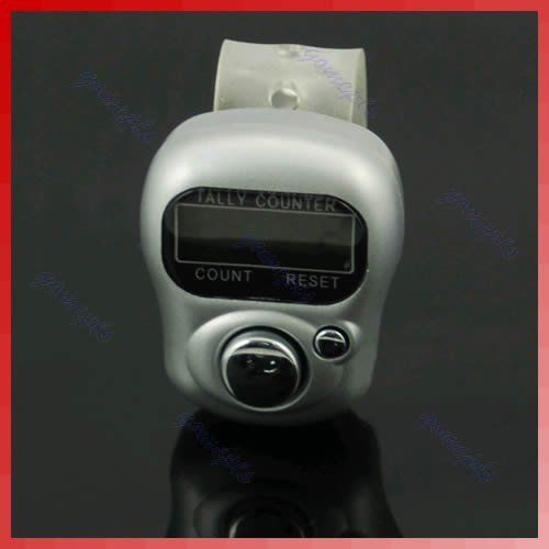 F02295 tally counter mini 5-digit lcd electronic digital golf finger hand held for sale