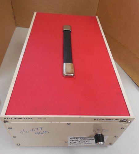 New blh electronics rate indicator model 460 ser 180 calib 11000 lbs/hour for sale