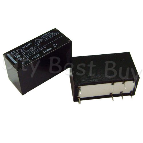 2 x f1ca024v dc24v 8 pins power relay 5a ac250v dc24v 1127r fujitsu for sale