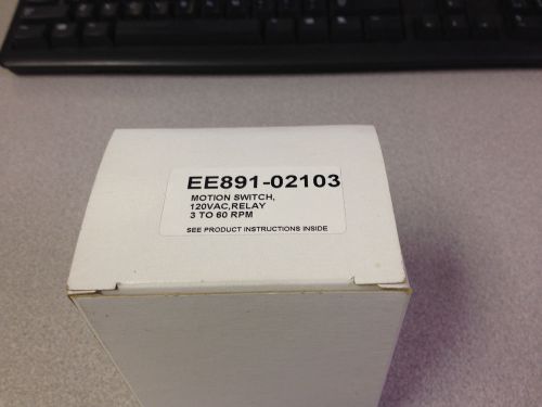 Namco EE891-02103 Motion Detection Module 120VAC Relay 3 to 60 RPM *NEW IN BOX!*