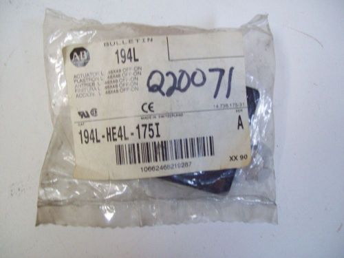 ALLEN-BRADLEY 194L-HE4L-175I SWITCH ACTUATOR - NEW - FREE SHIPPING!