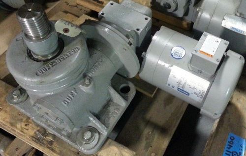 Leeson electric c6t11fc1h motor &amp; duff-norton m10420-116 actuator &amp; gear reducer for sale