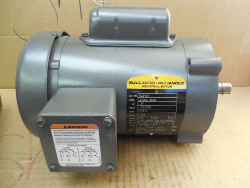 Baldor industrial motor kl3403 0.25hp 0.25 hp 115/230v 1725 rpm 1ph 5a new for sale