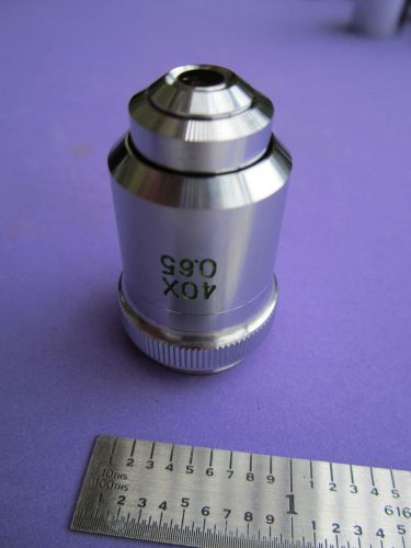 MICROSCOPE OBJECTIVE OLYMPUS JAPAN 40X  AS IS