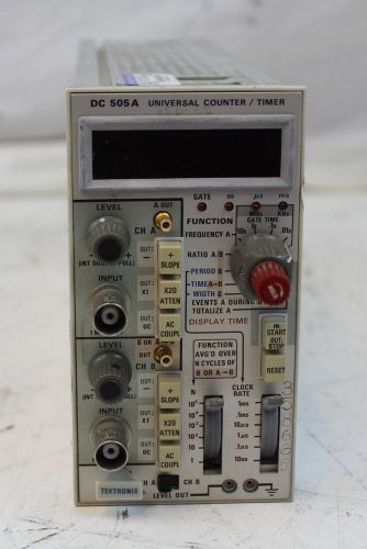 Tektronix DC 505A Universal Counter Timer Plug In Module for 500 Series
