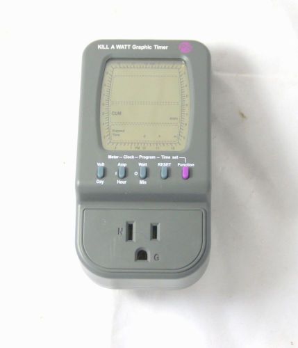 Broke p3 gt kill a watt voltage meter electrical monitor lcd graphic timer p4480 for sale