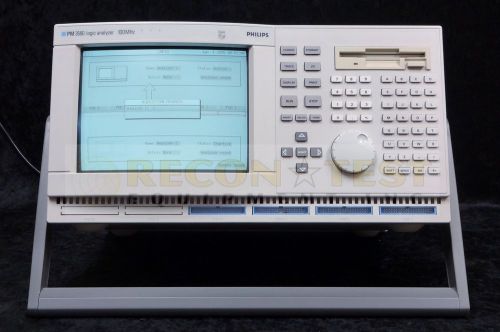Philips PM3580 /60 Logic Analyzer with System Disc