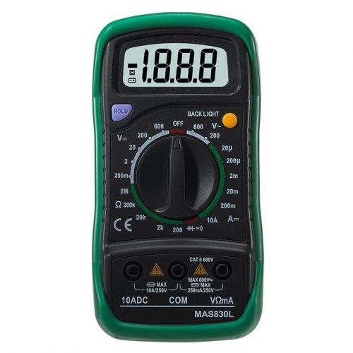 Mas830l multifunctional electrical multimeter digital voltmeter ammeter ohmmeter for sale
