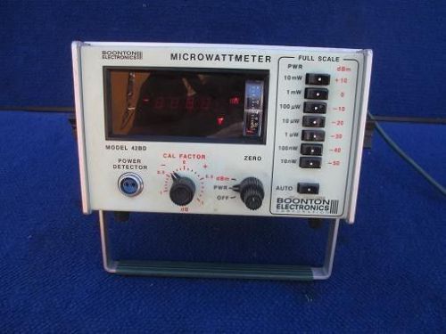 #J780 BOONTON ELECTRONICS MICROWATTMETER MODEL 42BD