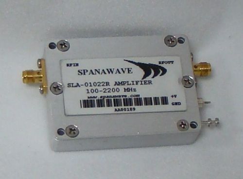 New spanawave low noise amplifier 100-2200 mhz sla-01022r for sale