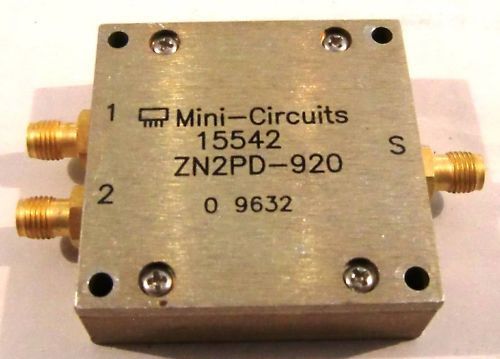 Splitter-combiner, mini-circuits (#zn2pd-920) (new) for sale