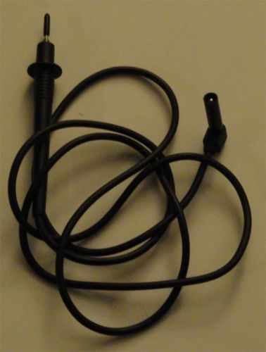 Black Ground Probe with Cord ( Cable ) for Test &amp; Meter