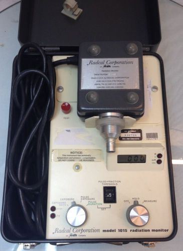 Radcal corporation mdh company radiation monitor model 1015 for sale