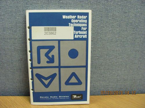 Bendix model rdr-1e: mapping radar system - operating techniques manual #17970 for sale