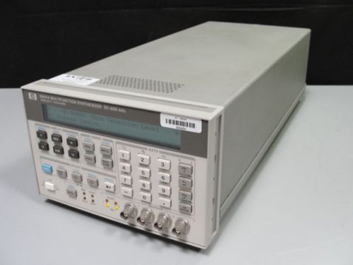 Agilent / hp 8904a multifunction synthesized generator, dc - 600 khz opt 002 005 for sale