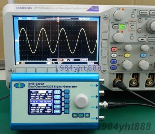 10mhz arbitrary waveform dual channel dds function signal generator + 2.4&#034;lcd for sale