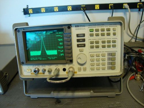 Hp agilent 8560a spectrum analyzer 50 hz to 2.9 ghz calibrated w/ tracking gen! for sale