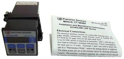 Ue precision sensors echoline low differential pressure monitor switch ldp2wc-25 for sale