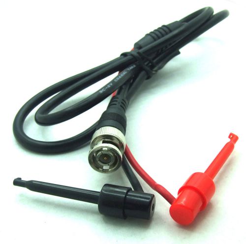 10PCS BNC male plug Q9 to Test Hook test probe 75 oHM cable 100cm / 39&#034; cables