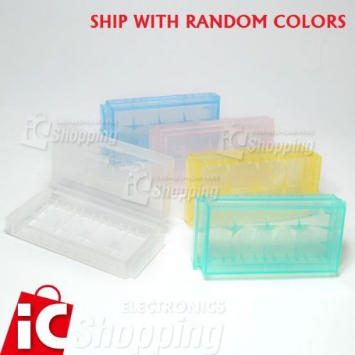 1X CRAB 18650/16340 BATTERY BOX, SHIP WITH RANDOM COLORS