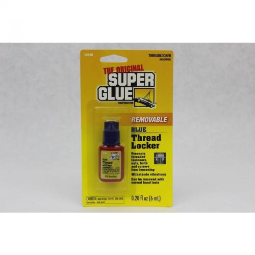 SUPER GLUE THREAD LOCKER Super Glue, Ultra Bond Super Glue 15190 Blue