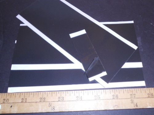 3m 4929 black .025 vhb double stick mounting sheets 3&#034; x 8&#034;  3 sheets for sale