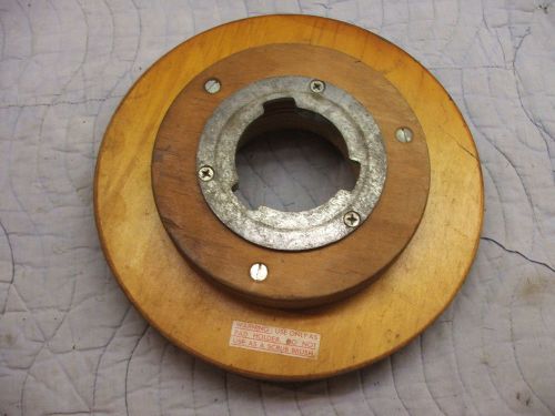 Floor polishing pad holder wood 12 inch buffer driver short bristle mount plate for sale