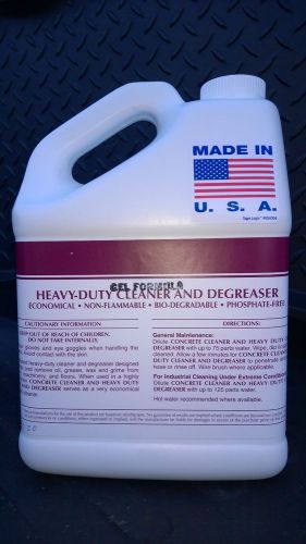 HEAVY DUTY GEL FORMULA CLEANER DEGREASER PATRIOT CHEMICAL SALES 1 GALLON