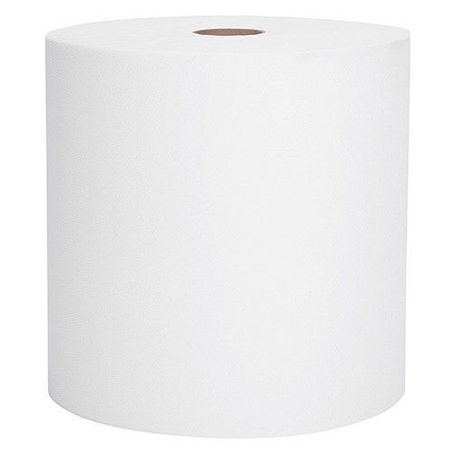 Commercial hard roll paper towels 8&#034; x 1000&#039; white case of 6 **huge savings** for sale