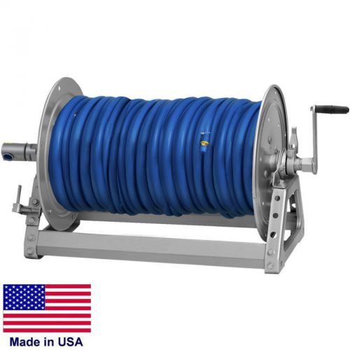 Pressure washer hose reel commercial - 400?f rated - up to 500 ft of 3/8 hose for sale