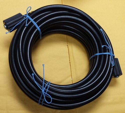Pressure washer hose 1/4&#034; i.d. x 50&#039; 3000 psi, 22mm fitting both ends for sale