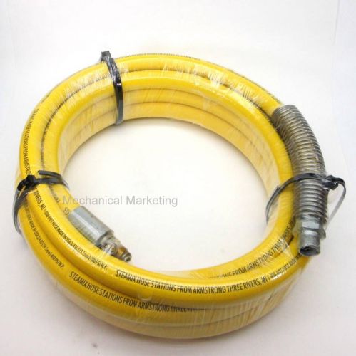 Armstrong-Lynnwood Steamix Safety Yellow Premium Grade Hose, 25ft