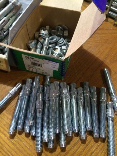 Box of 25 redhead wedge anchors fully threaded 1/2&#034; x 3 3/4&#034; for sale