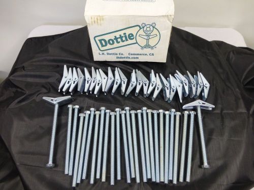DOTTIE Toggle Bolts 3/8 x 6&#034; Anchors Box of 25 NEW