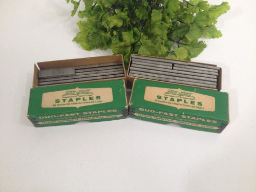 VINTAGE Duo Fast Tacker Staples 5416- D  SET OF 2 BOXES