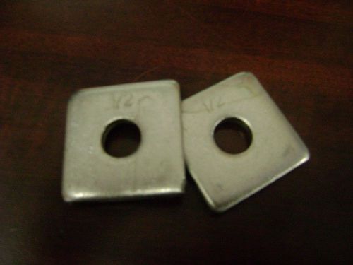 1/2 stainless steel square washers for unistrut channel (50 bx) for sale