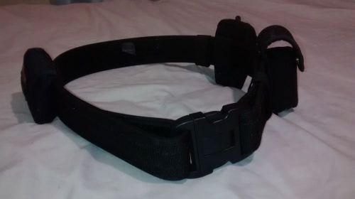 Duty belt set, security belt: handcuffs, flashlight, much more! for sale