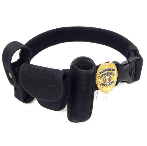 Security Duty Belt with Security Enforcement Officer Badge AS IS CONDITION