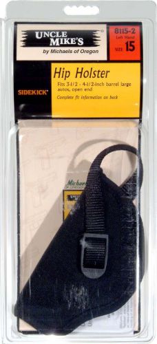 Uncle Mike&#039;s 8115-2SIDEKI Size 15 LH Black Holster Hunting
