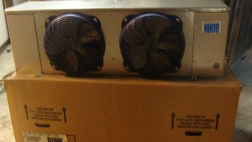New bohn air defrost 2 fan walk in cooler evaporator 7,000 btu&#039;s sp motors r22 for sale