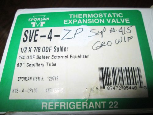 SPORLAN KT 83 VZP R-22 THERMOSTATIC EXPANTION VALVE